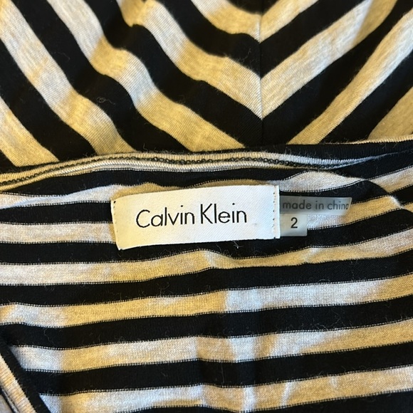 Calvin Klein Stripe Summer Dress | SIZE 2 - Picture 3 of 3